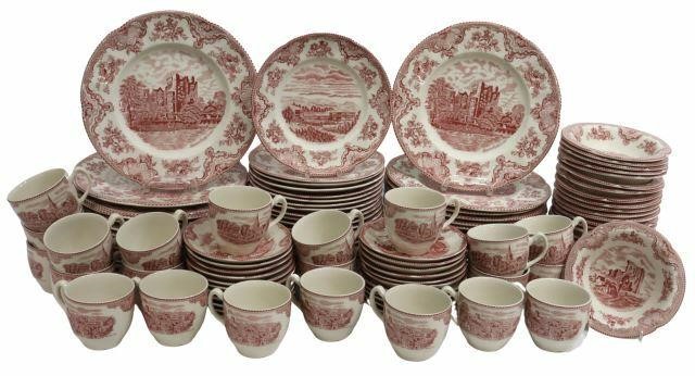 Appraisal: lot of English Johnson Brothers transferware dinner service in the