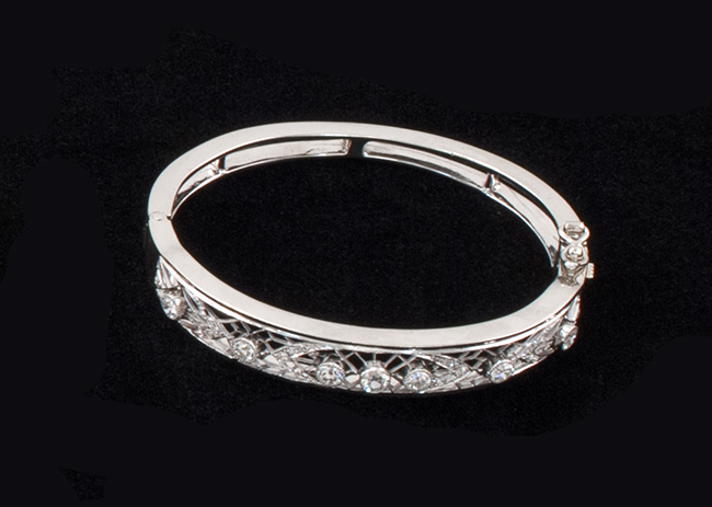 Appraisal: KT WHITE GOLD AND DIAMOND BRACELET BY SWL INC OF