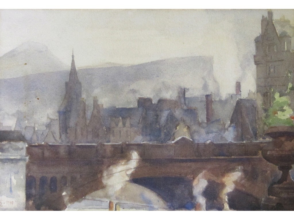 Appraisal: STANLEY CURSITER RSW RSA PRSW - Watercolour 'Arthur's Seat from