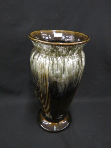 Appraisal: Pottery Umbrella Stand or Cane Holder green slip glaze tall