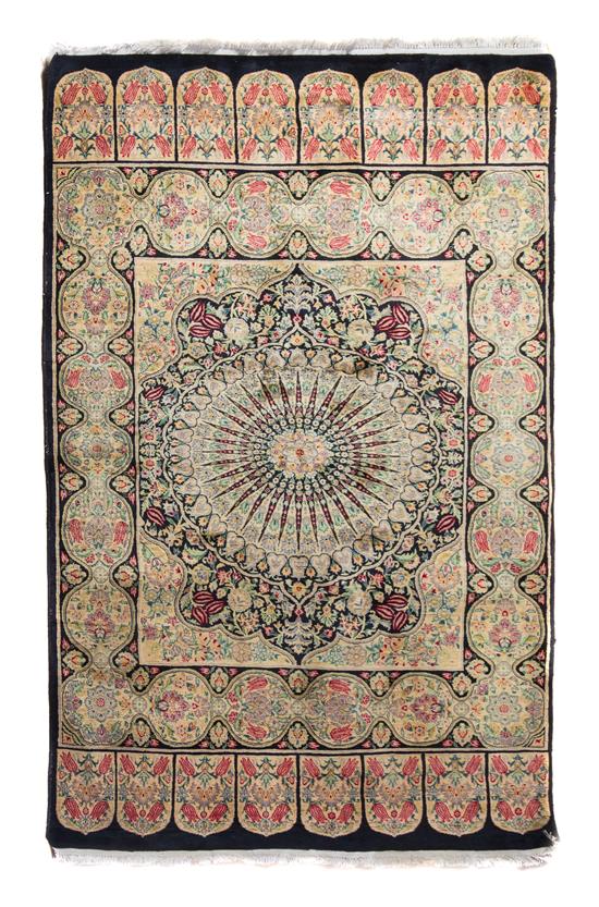 Appraisal: Sale Lot A Tabriz Wool Rug feet inches x feet