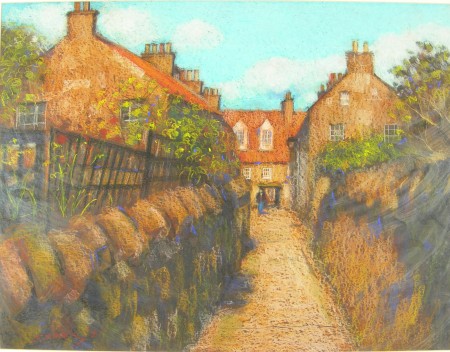 Appraisal: JOHN MACKIE SCOTTISH B PATHWAY Signed and dated ' pastel