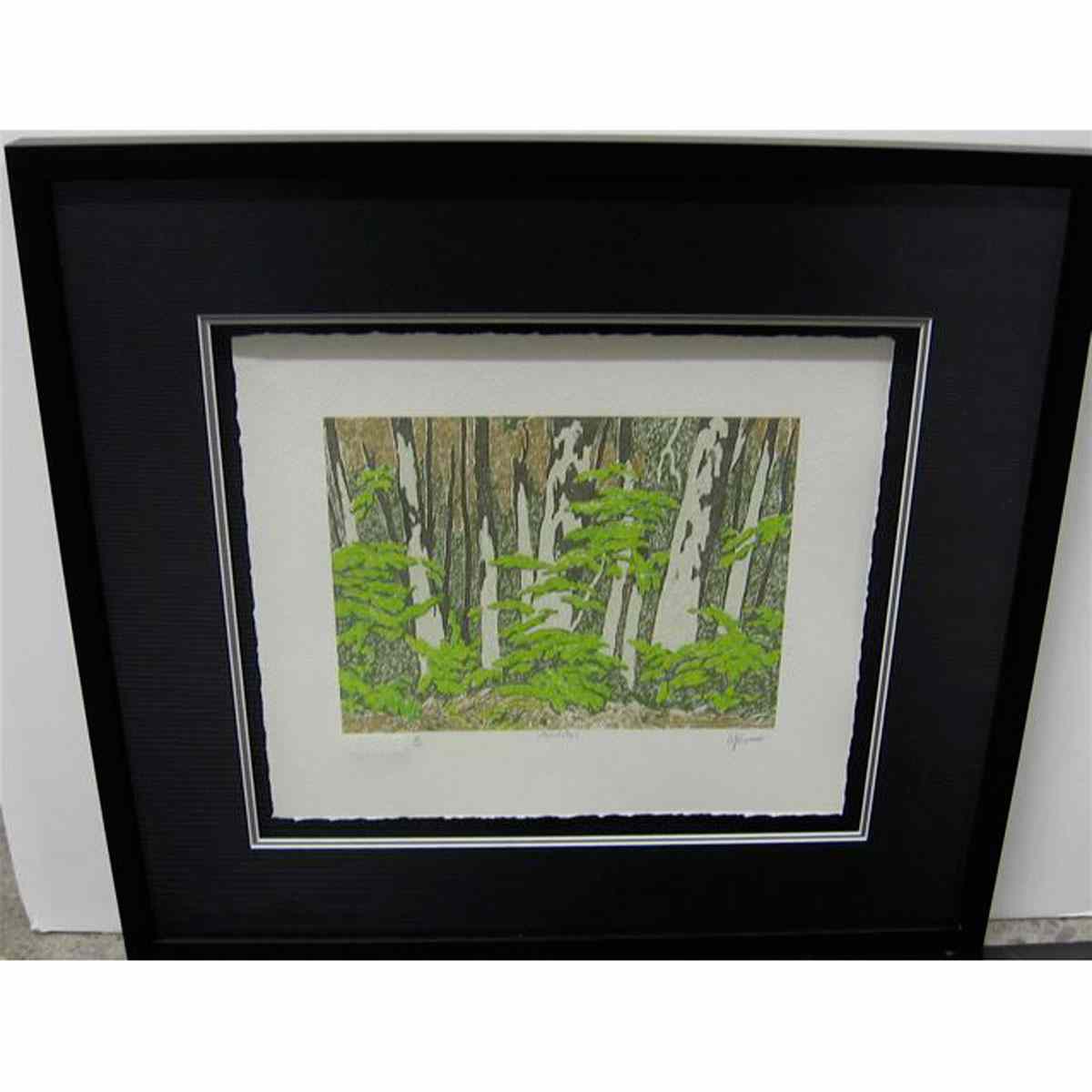 Appraisal: ALFRED JOSEPH CASSON CANADIAN - FOREST EDGE BRASS ETCHING Image