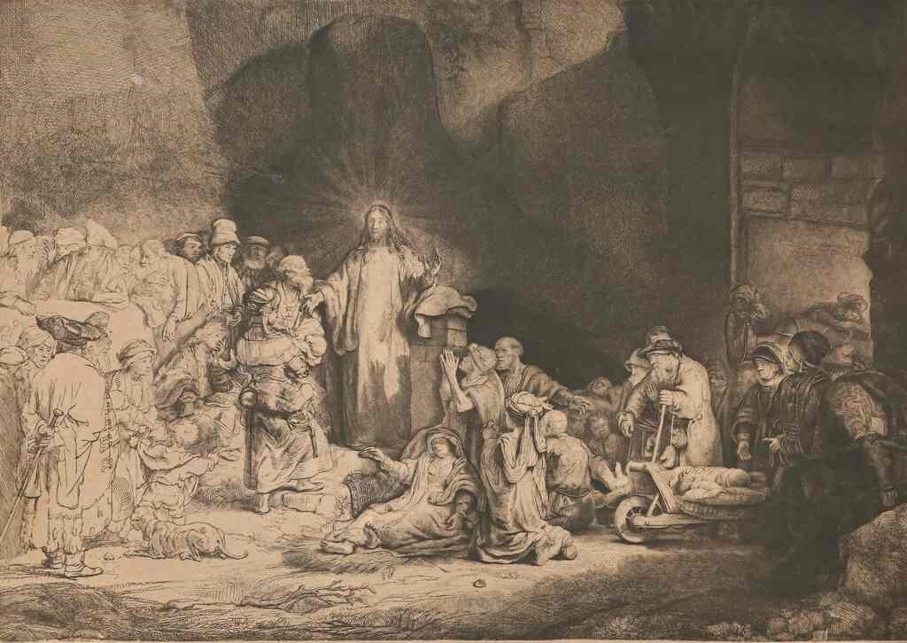 Appraisal: After Rembrandt van Rijn Dutch - photogravure Christ healing the