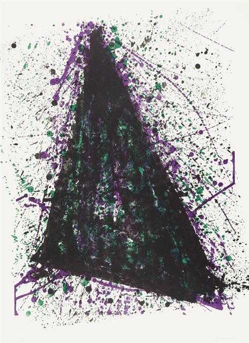 Appraisal: FRANCIS SAM Untitled Lithograph Signed lower right Sam Francis Image