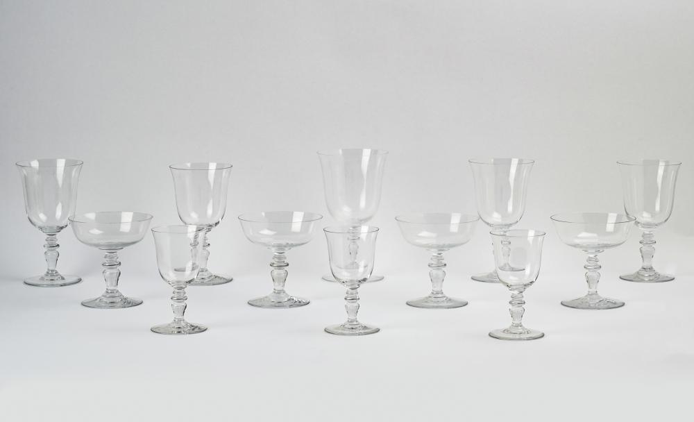 Appraisal: BACCARAT PROVENCE CRYSTAL STEMWARE SERVICEmarked comprising wine high wine high