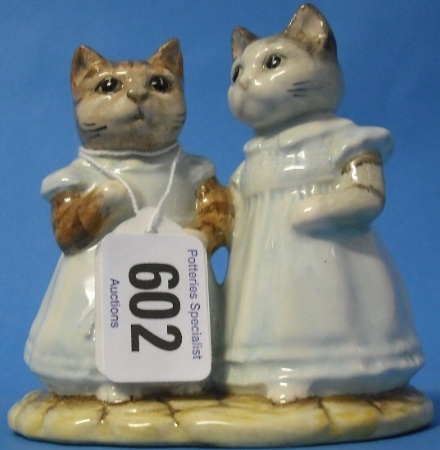 Appraisal: Royal Albert Beatrix Potter Figure Mittens and Moppet BP A