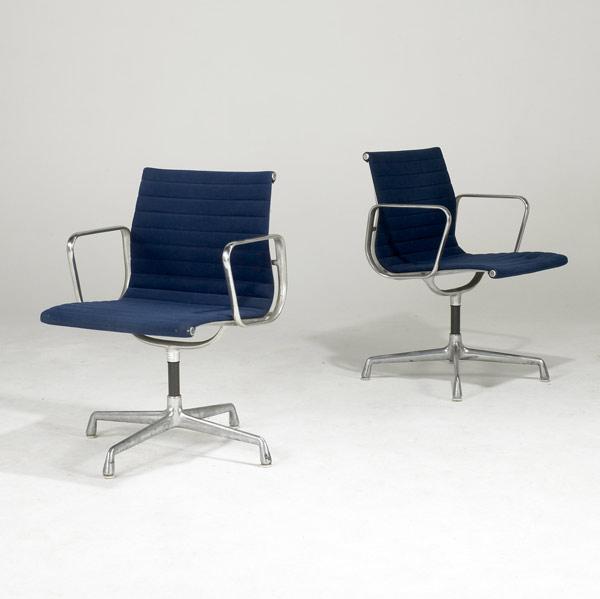 Appraisal: CHARLES AND RAY EAMES FOR HERMAN MILLER Two Aluminum Group