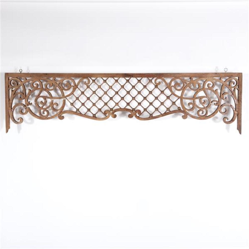 Appraisal: VICTORIAN OAK STICK AND BALL GINGERBREAD FRETWORK MOLDING ARCHITECTURAL SALVAGE