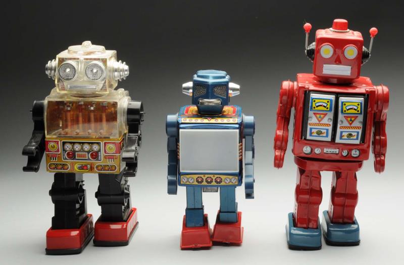 Appraisal: Lot of Japanese and Chinese Batt Op Robots Includes all