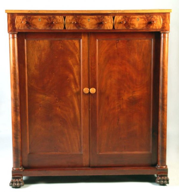 Appraisal: An Empire Revival late th or early th century mahogany