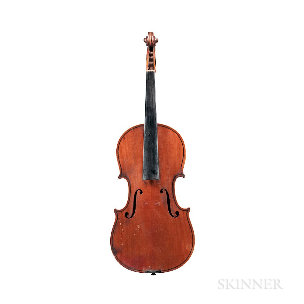 Appraisal: German Violin German Violin labeled Special Model Antonius Stradiuarius L