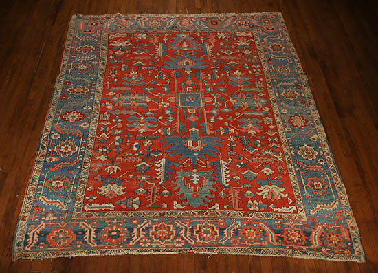 Appraisal: Lot Property from the Norma D Smith Trust Heriz Rug