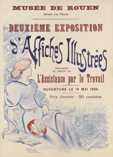 Appraisal: HENRI VIGNET - DEUXIEME EXPOSITION D'AFFICHES ILLUSTR ES x inches