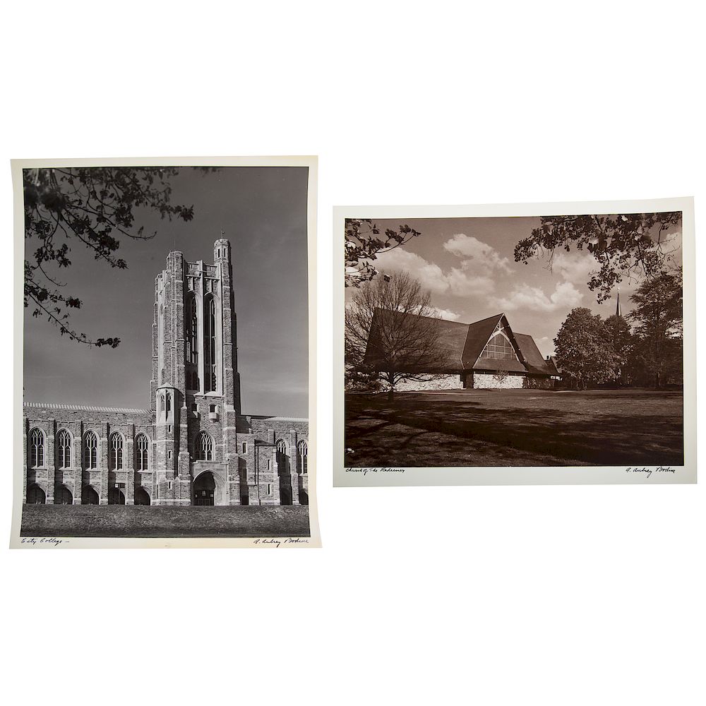 Appraisal: A Aubrey Bodine Two Architectural Photos American - City College