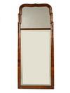 Appraisal: MIRROR - th c Queen Anne two part mirror Mahogany