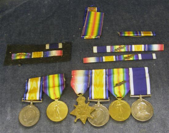 Appraisal: A GROUP OF FOUR MEDALS including long service awarded to