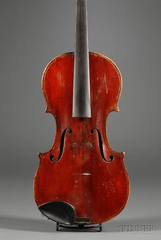 Appraisal: Violin Possibly Aberdeen School c labeled KARL GOTZ BAISLEY length