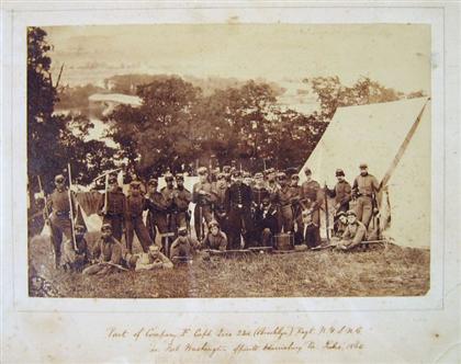 Appraisal: piece American Civil War Original Photograph Part of Company F