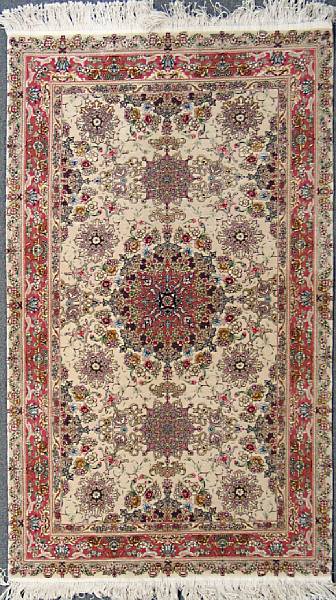 Appraisal: A Tabriz design rug size approximately ft x ft