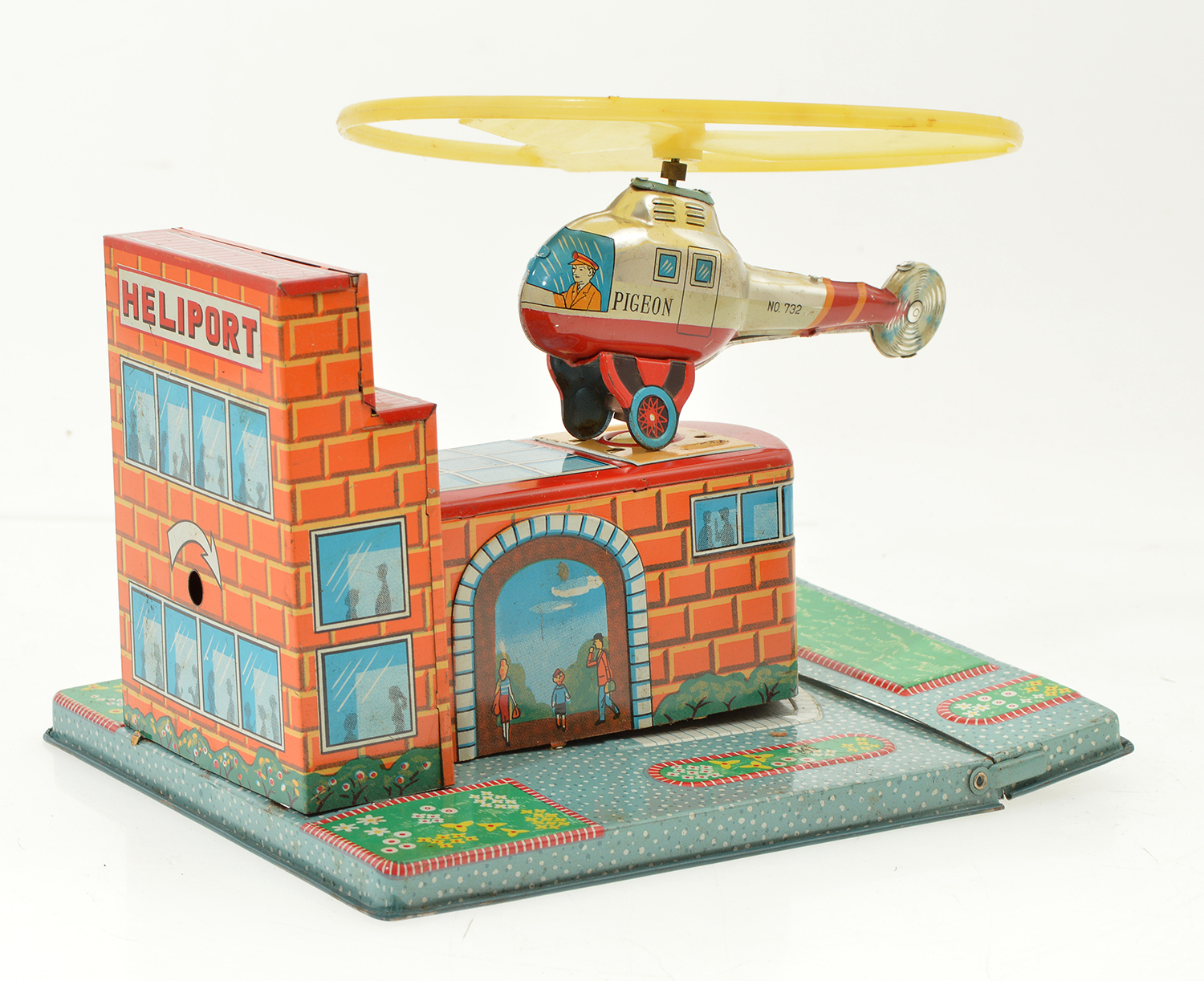 Appraisal: A JAPANESE MADE TINPLATE HELIPAD E