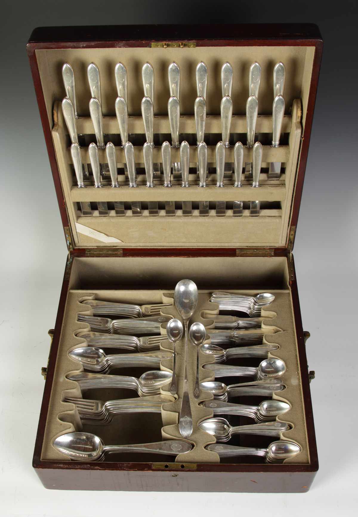 Appraisal: Arthur Stone Sterling Silver Flatware Set total pcs ozt dinner