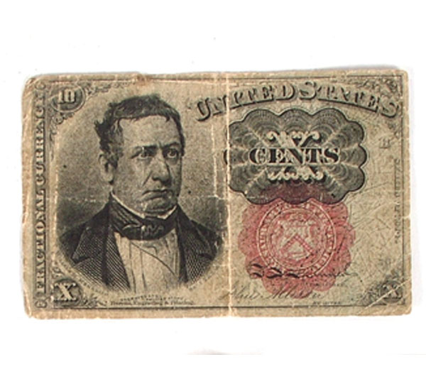 Appraisal: Cent Fractional Currency Red Seal Note