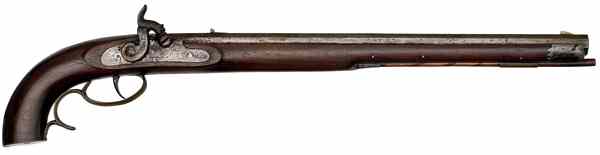 Appraisal: Percussion American Made Pistol cal '' octagonal barrel forward action