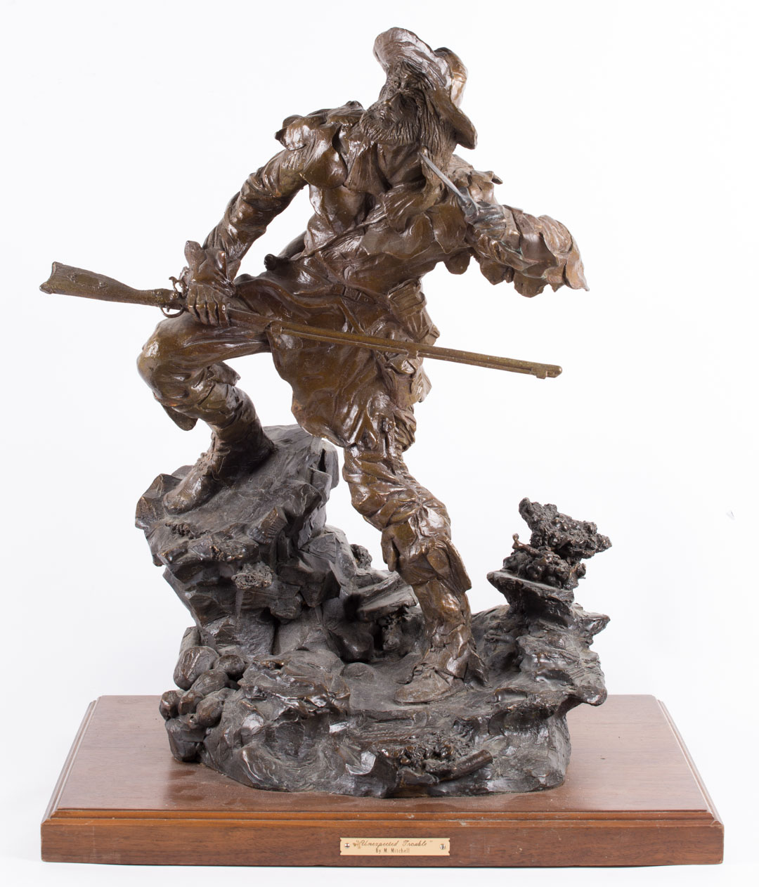 Appraisal: Marshall Mitchell Unexpected Trouble bronze Marshall Mitchell American b Bronze