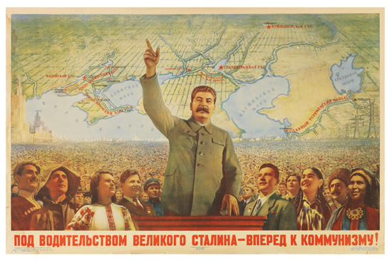 Appraisal: VARIOUS DESIGNERS STALIN Group of posters Circa s Sizes vary