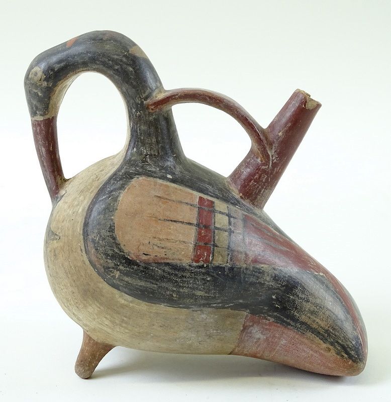 Appraisal: Pre Columbian Ceramic Bird Sculpture Pre Columbian Ceramic Bird Sculpture