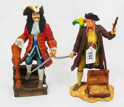 Appraisal: Royal Doulton Resin figures Long John Silver HN and Captain