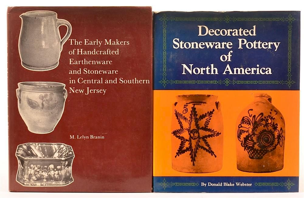 Appraisal: Book Lot Two Volumes Book Lot Two Volumes Decorated Stoneware