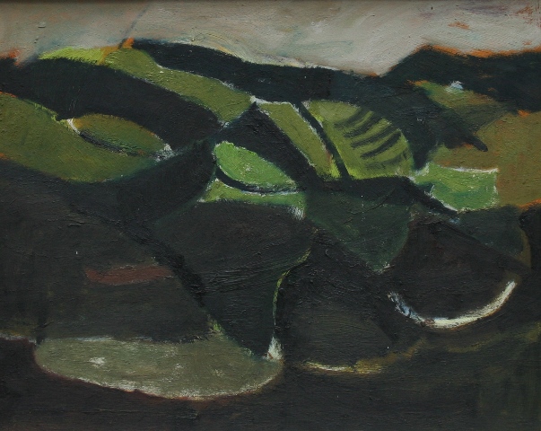 Appraisal: John Talbert McLean UK born Untitled Landscape oil on composition