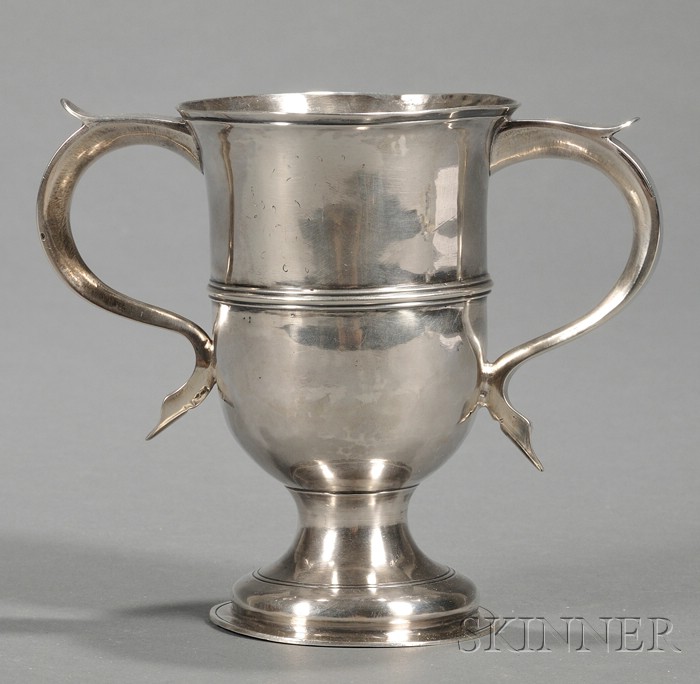 Appraisal: George III Silver Cup London maker likely Jacob Marsh cylindrical