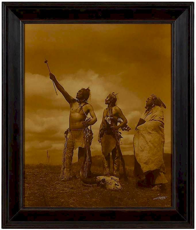 Appraisal: Edward Sherrif Curtis American - The Oath - Apsaroke contemporary