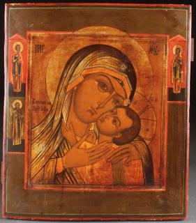 Appraisal: RUSSIAN ICON KORSUN MOTHER OF GOD A RUSSIAN ICON OF