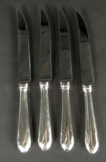 Appraisal: Set of Four Web Sterling Hollow Handled Steak Knives Signed