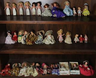 Appraisal: lot of Stroy Book bisque and plastic dolls tallest h