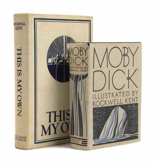 Appraisal: MELVILLE HERMAN Moby Dick or The Whale Illustrated by Rockwell