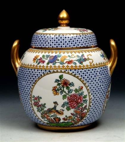 Appraisal: A COPELAND SPODE LATE TH CENTURY POT POURRI VASE and