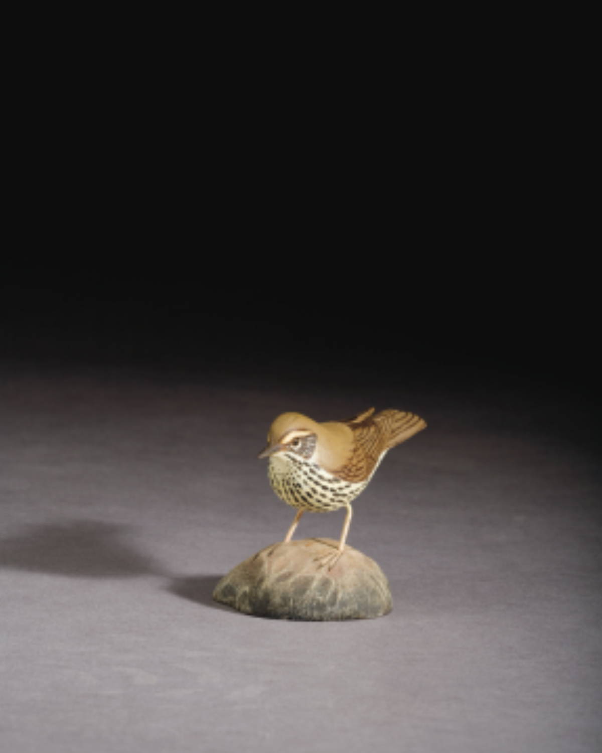 Appraisal: JESS BLACKSTONE AMERICAN - CARVED AND PAINTED NORTHERN WATER THRUSH