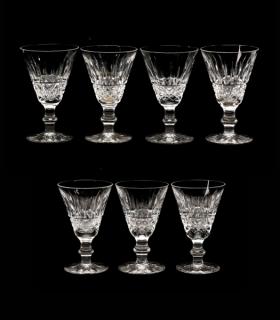 Appraisal: Set of Waterford Tramore White Wine Goblets Waterford Crystal Irish