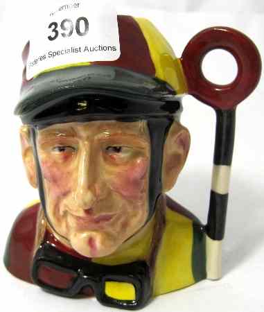 Appraisal: Royal Doulton Prototype Small Character Jug The Jockey height cm