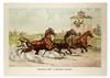 Appraisal: CURRIER IVES Trotting for a Great Stake Pacing for a