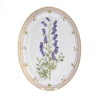 Appraisal: Flora Danica porcelain oval platter Flora Danica porcelain oval platter