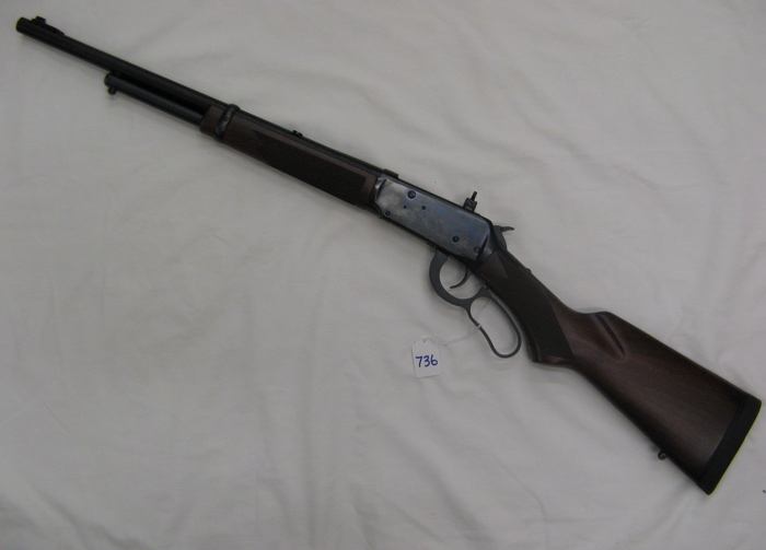 Appraisal: WINCHESTER MODEL LEVER ACTION CARBINE Marlin caliber ported round barrel