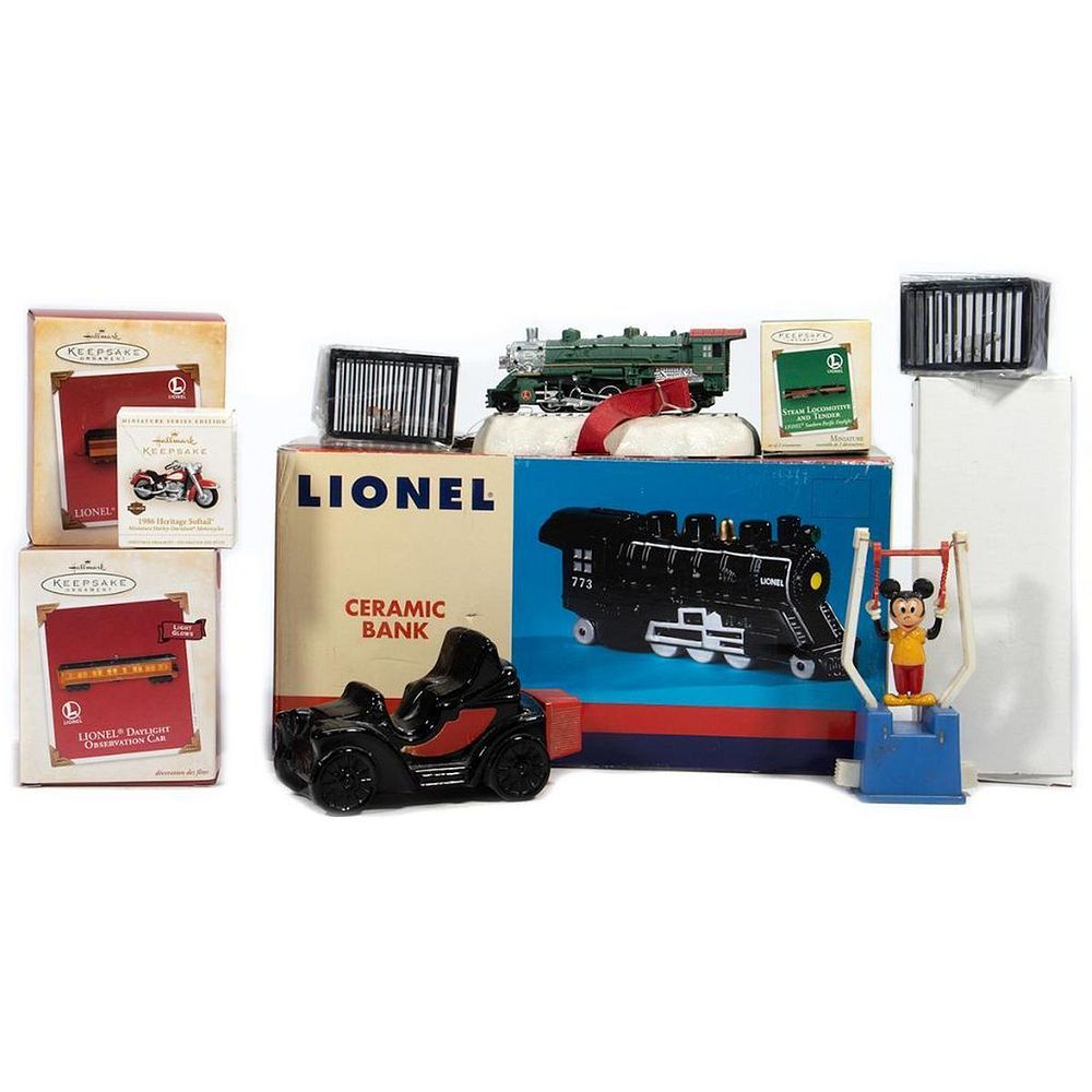 Appraisal: Hallmark Train Items circus cages Lionel Bank more Hallmark Heritage