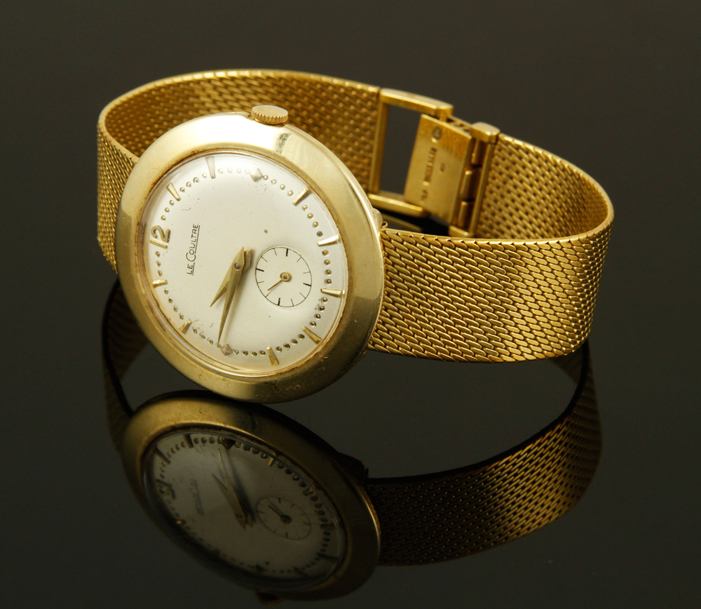 Appraisal: - Le Coultre K Gold Watch Le Coultre K yellow