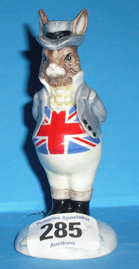 Appraisal: Royal Doulton Bunnykins Figure John Bull DB limited edition boxed